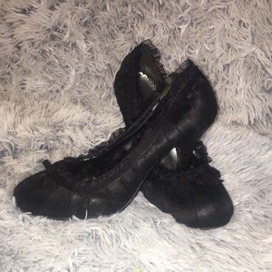 Fancy black heels